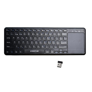 Portable lightweight wireless touch keyboard